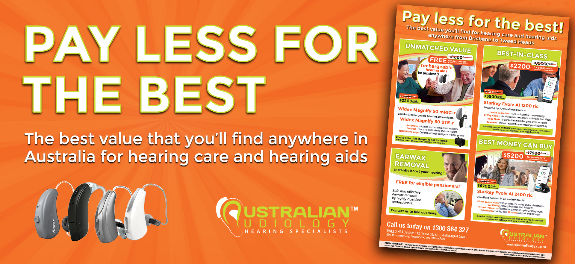 Pay less for hearing aids Australian Audiology Services Gold Coast